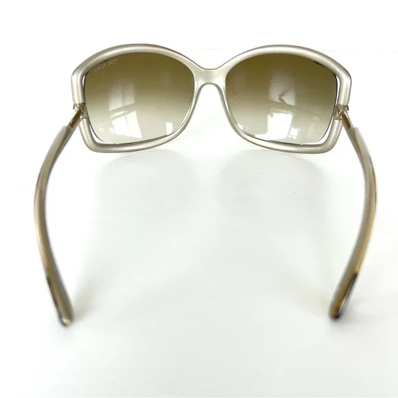 TOM FORD TF125 Anais Gray Gradient Lenses w Black Gray Silver Frame Sunglasses - Picture 9 of 14